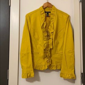 Funky ruffle Blazer!